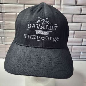 Cavalry Court‎ The george Flex Fit Fitted Baseball Cap - L -XL - Black